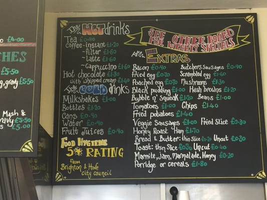 Menu photo 2 Lizzie's Cafe Brighton, BNH