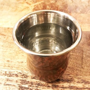 The Dhaba - Dhaba's Fancy Stainless Steel Water Cup (Do you have Tetanus Shot?) - Indian Near Me - Tempe, Arizona