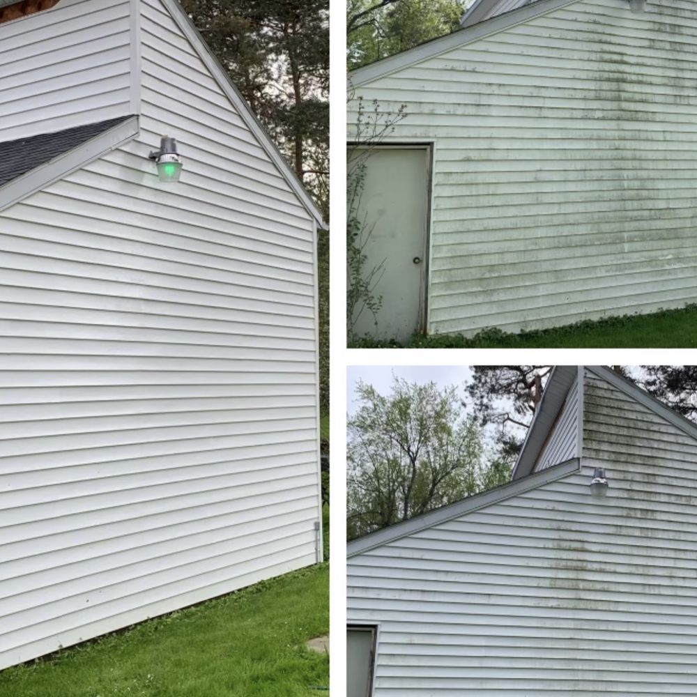 Squeaky Cleans Professional Cleaners - Side Of Garage - Pressure Washers Near Me Squeaky Cleans Professional Cleaners - Side Of Garage - Pressure Washers Near Me