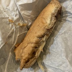 Stanley's Homemade Sausage - Roast beef and mushroom sandwich.