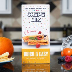 My French Recipe - Crepes baking mix - Available at Whole Foods Market DFW