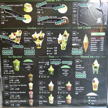 Tsujiri - Menu board posted outside - Tea Rooms Near Me - Toronto, Ontario Tsujiri - Menu board posted outside - Tea Rooms Near Me - Toronto, Ontario