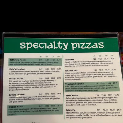Menu photo 2 Rafferty's Pizza Nisswa, MN Menu photo 2 Rafferty's Pizza Nisswa, MN