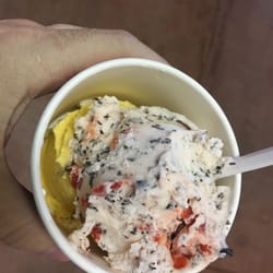 Rite Aid - Butter pecan and cherry ice cream is really good and a good value also. The employees are nice and let u try flavors at this location.