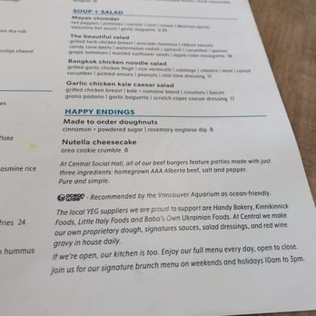 Central Social Hall - They have happy endings... - Gastropubs Near Me - St. Albert, Alberta
