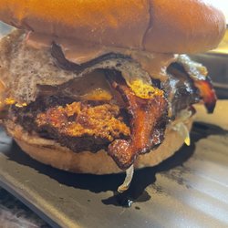 Western bbq bacon burger...too salty for me