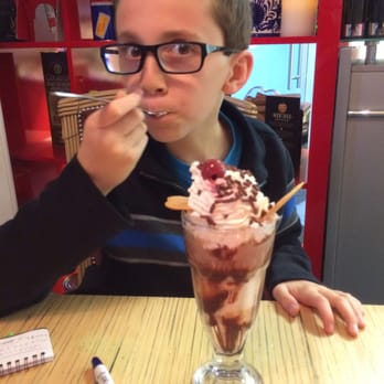 Rigatoni's - Chocolate delight makes for a happy boy! - Italian Near Me - Edinburgh, EDH Rigatoni's - Chocolate delight makes for a happy boy! - Italian Near Me - Edinburgh, EDH