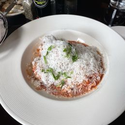 Spaghetti and meatballs Spaghetti and meatballs