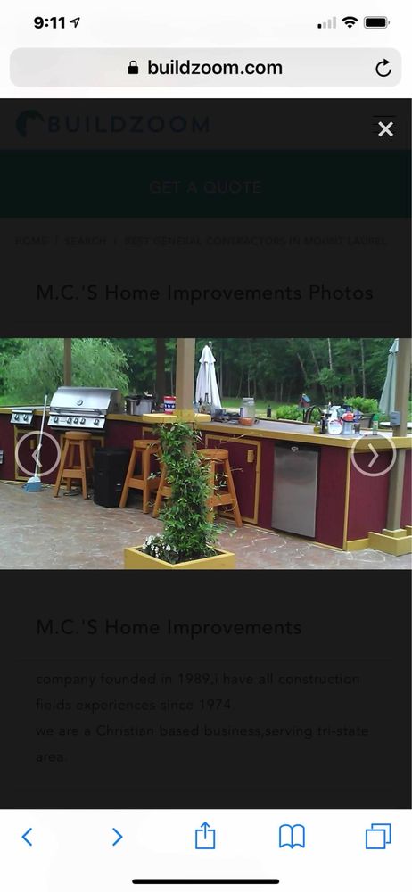 Slide of M.C.’s Home Repairs n Improvements