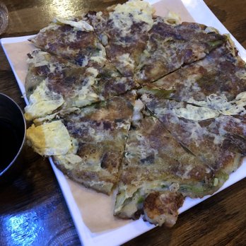The Jin - shrimp scallion pancake: great - Korean Near Me - New York, New York