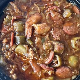 Seafood and sausage gumbo!