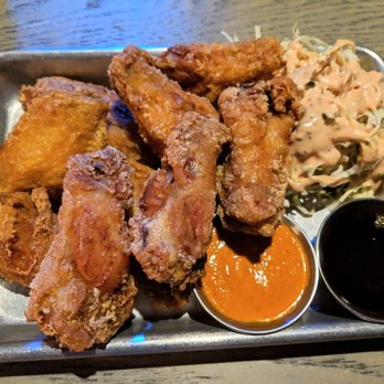 Terra Cotta - Fried Chicken Wings (small 10 piece)  w/ Yuzu Soy & Habenero Hot Sauce - Dance Clubs Near Me - Los Angeles, California