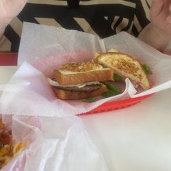 Master Burger at the top of their menu