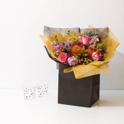 Scent & Violet - European style bouquet in a bag