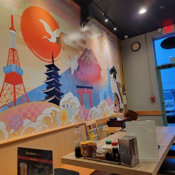 Chicago Sushi - Wall on the right when you enter and seating - Japanese Near Me - Des Plaines, Illinois Chicago Sushi - Wall on the right when you enter and seating - Japanese Near Me - Des Plaines, Illinois