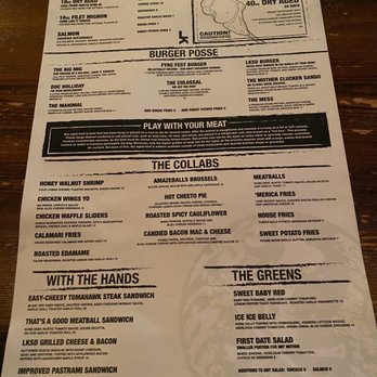 The LKSD  - Menu - Burgers Near Me - Downey, California