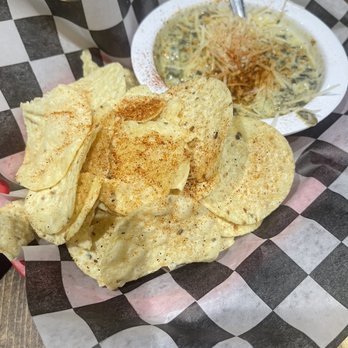 BeauxJax Crafthouse - Chips and Spinach Dip - Bars Near Me - Bossier City, Louisiana BeauxJax Crafthouse - Chips and Spinach Dip - Bars Near Me - Bossier City, Louisiana