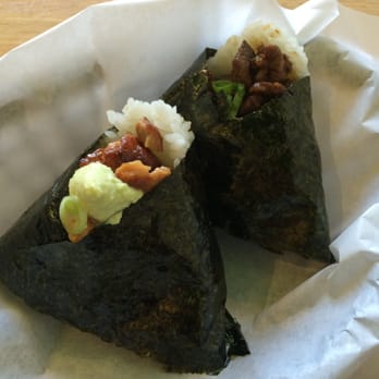 Oori Triangles - Short rib and chix teriyaki - Japanese Near Me - Albany, California Oori Triangles - Short rib and chix teriyaki - Japanese Near Me - Albany, California