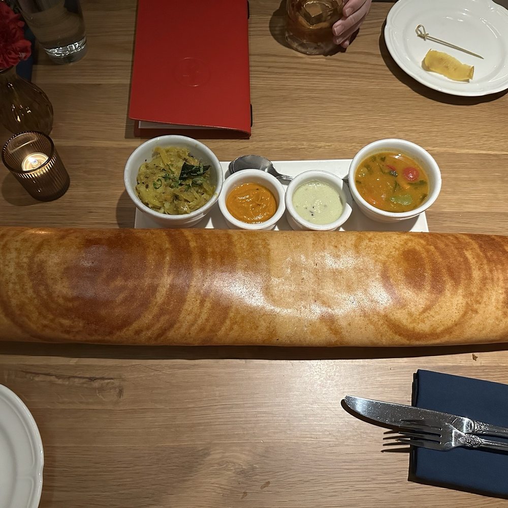 Rasa - Burlingame - White Elephant 2ft long dosa - Indian Near Me - Burlingame, California