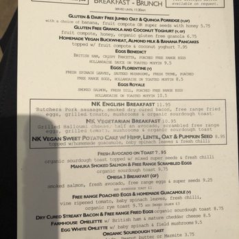 Natural Kitchen - Menu - British Near Me - London, XGL Natural Kitchen - Menu - British Near Me - London, XGL