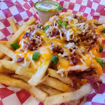 Patches Pub - Loaded cheese fries - Burgers Near Me - Panama City, Florida Patches Pub - Loaded cheese fries - Burgers Near Me - Panama City, Florida