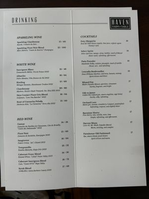 Menu photo 7 Haven Farm + Table Encinitas, CA