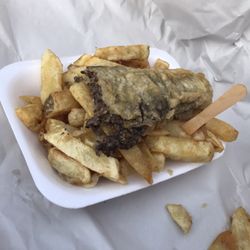 Hooked and Cooked - Haggis and chips