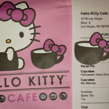 Hello Kitty Cafe - HKC receipt - Desserts Near Me - Las Vegas, Nevada Hello Kitty Cafe - HKC receipt - Desserts Near Me - Las Vegas, Nevada