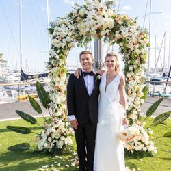 Flowers By Dan - Flowers by Dan brought their own arch for us to use and decorated it beautifully!