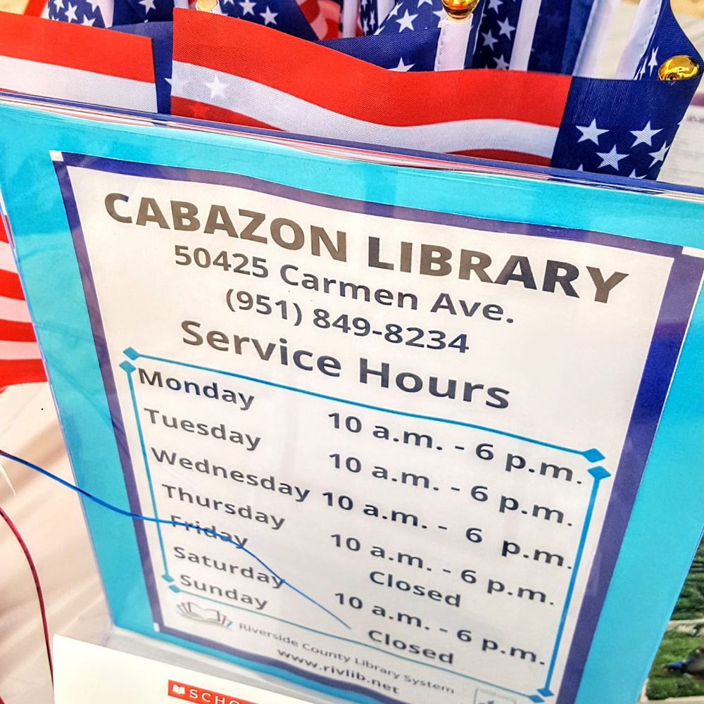 Cabazon Community Library - Cabazon library hours - Libraries Near Me - Cabazon, California