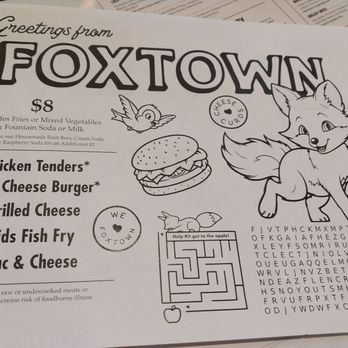 Foxtown Brewing - Kids menu - Brewpubs Near Me - Mequon, Wisconsin