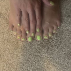 Bella Nails And Spa - Powder dipped manicure in OPI's Summer Monday-Fridays! Same color on toes but they don't exactly match