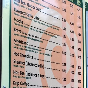 Black Bear Coffee - Hot drink menu, July 2017 - Coffee & Tea Near Me - Anchorage, Alaska
