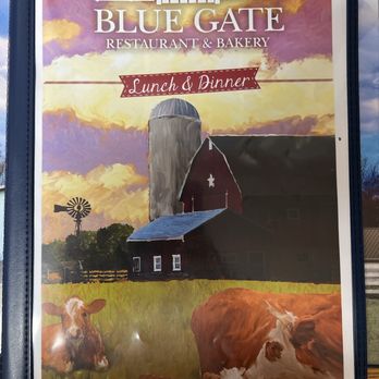 Blue Gate Restaurant & Bakery - Front of menu - Bakeries Near Me - Shipshewana, Indiana Blue Gate Restaurant & Bakery - Front of menu - Bakeries Near Me - Shipshewana, Indiana
