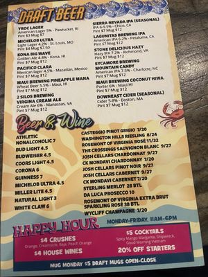Menu photo 5 YROC Coastal Bar & Grill Gloucester Point, VA Menu photo 5 YROC Coastal Bar & Grill Gloucester Point, VA