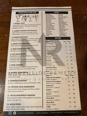 Menu photo 3 Northside Remedy Weatherford, TX