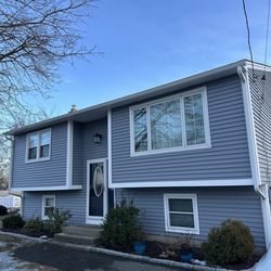 Royal Exteriors - Our house with new vinyl siding