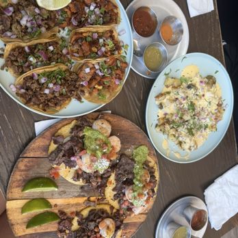 Ana’s Taco Grill Reno - Al Pastor and Carne Asada tacos, loaded papas, and carne asafa and shrimp - Mexican Near Me - Reno, Nevada