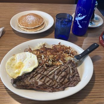 Hope’s Brunch House - Steak ribeye and Eggs with regular pancakes! - Coffee & Tea Near Me - Phoenix, Arizona Hope’s Brunch House - Steak ribeye and Eggs with regular pancakes! - Coffee & Tea Near Me - Phoenix, Arizona