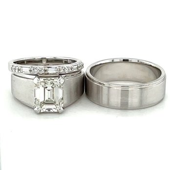 M&M Jewelry Studio - My engagement and wedding ring and my husband's wedding band - Jewelry Near Me - Seattle, Washington M&M Jewelry Studio - My engagement and wedding ring and my husband's wedding band - Jewelry Near Me - Seattle, Washington