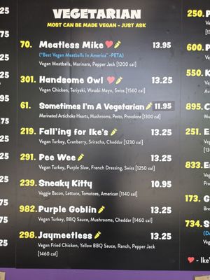 Menu photo 2 Ike's Love & Sandwiches Phoenix, AZ Menu photo 2 Ike's Love & Sandwiches Phoenix, AZ
