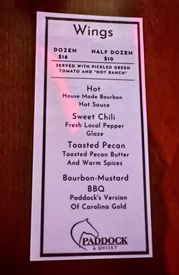 Menu photo 1 Paddock & Whisky North Charleston, SC Menu photo 1 Paddock & Whisky North Charleston, SC