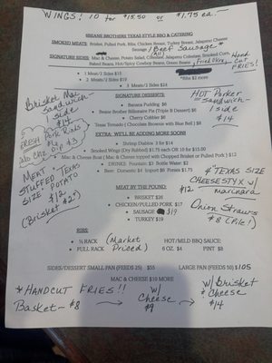 Menu photo 1 Beane Brothers Smyrna, TN Menu photo 1 Beane Brothers Smyrna, TN