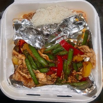 Thai Kitchen Bowl - Chicken Pad Prik King Over Rice - Thai Near Me - Fontana, California