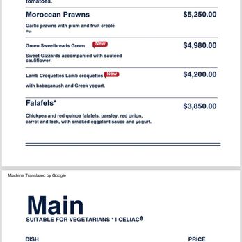 Nato - Menu - Restaurants Near Me - Córdoba, X