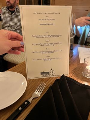 Menu photo 4 Ore Hill Kent, CT