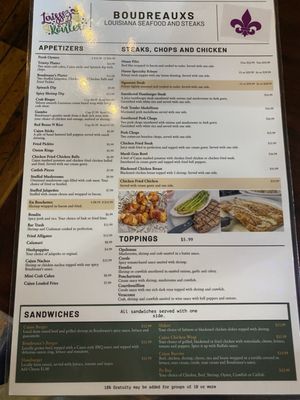Menu photo 2 Boudreaux's Saint Joseph, MO