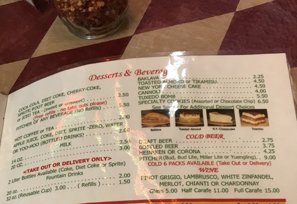 Menu photo 6 Manny's Pizza House V Ormond Beach, FL