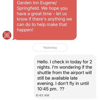 Hilton Garden Inn Eugene/Springfield - Good luck getting a response from the hotel... - Hotels Near Me - Springfield, Oregon