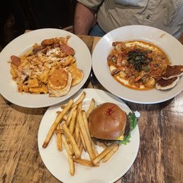 Shrimp and Grits The Classic Burger Shrimp and Grits The Classic Burger